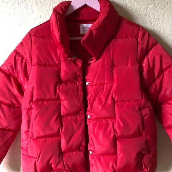 Collar Solid Color Down Cotton-padded Coat Winter Loose Wild Short Coat - Picture 3 of 6